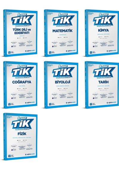 Eğitim Vadisi 2025 9. Sınıf Tik Soru Bankası Seti Seti Tam Set