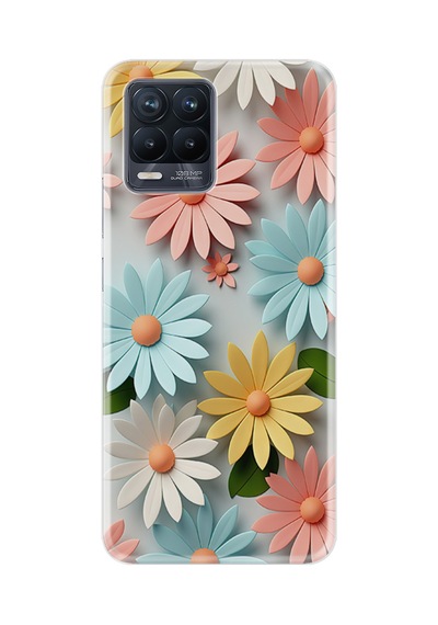 Realme 8 - 8 Pro Kılıf Boutique Baskılı Resimli Güzel Çiçekler Pcode -020