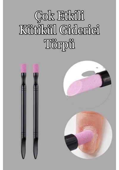 Manikür Seti Tırnak Eti Törpüsü Nail Art İçin Tırnak Bakım Seti Set