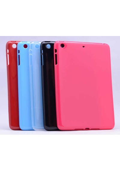 Apple     Uyumlu iPad Mini 2 3 Kılıf Zore Tablet Süper Silikon Kapak Arka Kapak
