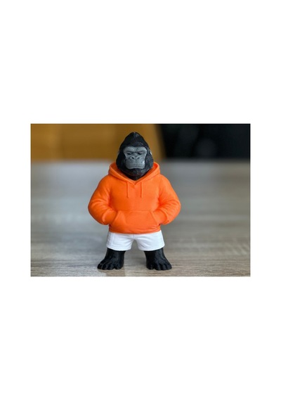 Kapüşonlu Goril Figürü 10cm