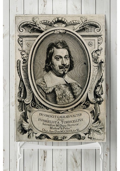 Evangelista Torricelli Bilimsel Poster