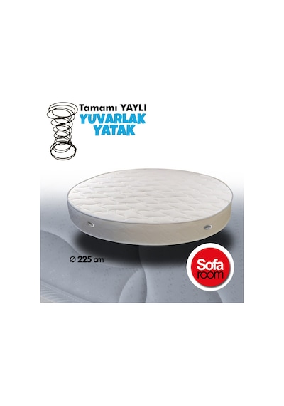 Sofaroom Sofaroom Yuvarlak Yatak-225 CM Çapında