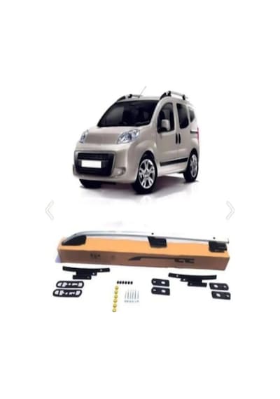 2008+ Üzeri Uyumlu Fiat Fiorino V2 Serisi Sport Tavan Çıtası Gri