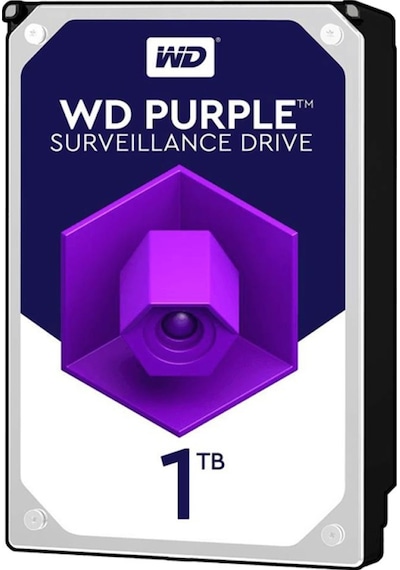Wd Purple 1Tb Wd10Purz 3,5'' 64 Mb 5400Rpm Harddisk