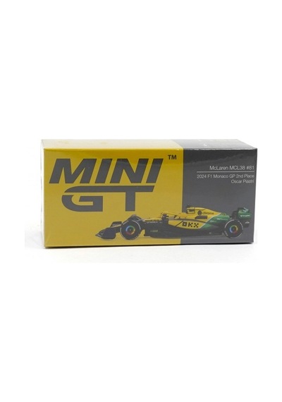 Model Araba 1/64 Mclaren Mcl38 81 Oscar Piastri 2024 F1 Monaco Gp Araç Bx-316215