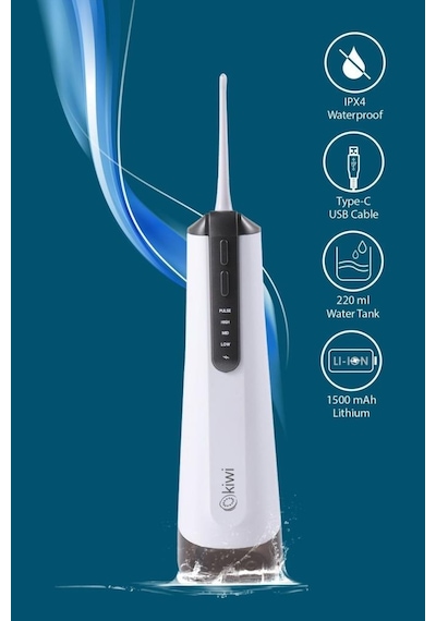 Kiwi Ktb-6051 Portatif Taşınılabilir Şarjlı Ağız Bakım Kiwi Ktb-6051 Portatif Taşınılabilir Şarjlı Ağız Bakım