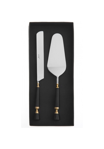 Jumbo Black 2 Parça Pasta Servis Seti