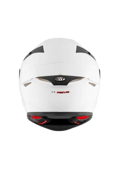 Tt-revo Kask Plaın Whıte Tek Ebat