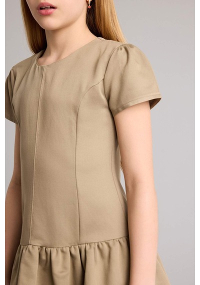 Defacto Gabardin Elbise Kız Çocuk H0720a826spkh21 Haki-kh21 Defacto Gabardin Elbise Kız Çocuk H0720a826spkh21 Haki-kh21