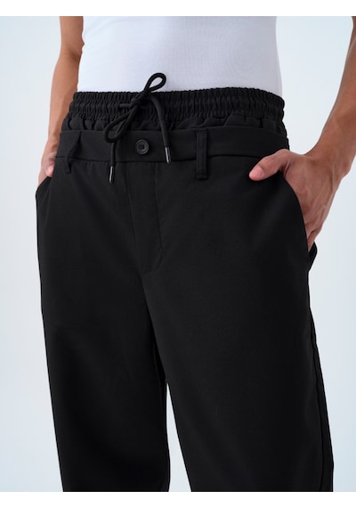 Regular Fit Erkek Pantolon Siyah