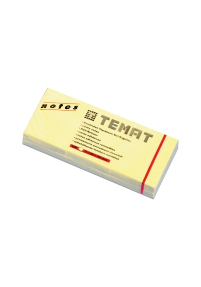 Temat 50x40 3 Lü Pk Yapışkanlı Not Kağıdı 11230