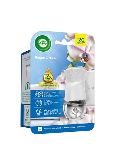 Airwick Elektrikli Makina + Yedek Beyaz Orkide 120 Gün Diğer