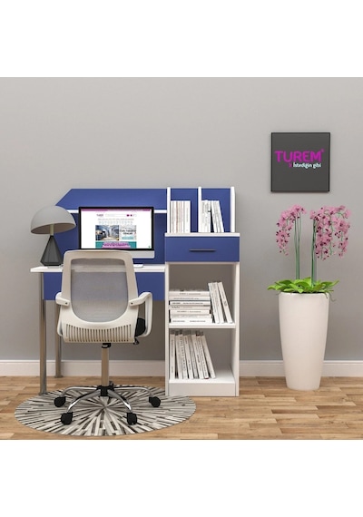 Single Çocuk Odası Çalışma Masası Mdf Antrasit Single Çocuk Odası Çalışma Masası Mdf Antrasit