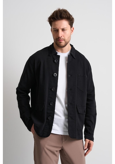 Alexander Gardi Alexandergardı Düğmeli Cep Detaylı Erkek Denim Ceket Ec-j53-01 Siyah Alexander Gardi Alexandergardı Düğmeli Cep Detaylı Erkek Denim Ceket Ec-j53-01 Siyah
