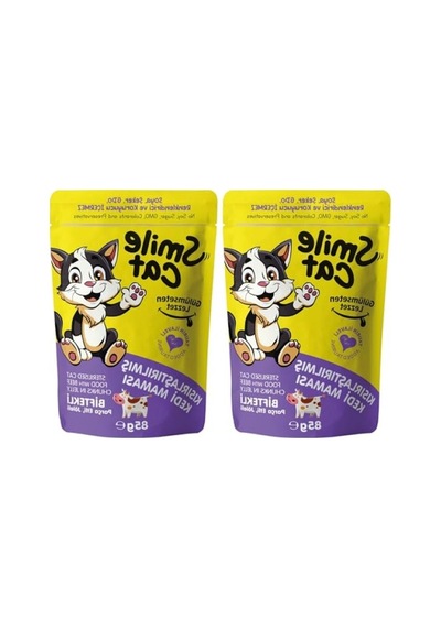 Kısır Kedi İçin Biftekli Pouch 85 Gr 2'li Paket 100 G
