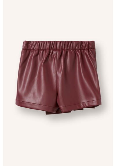 Defacto Pile Detaylı Suni Deri Etek Kız Bebek I1150a526wnbr194 Bordo-br194