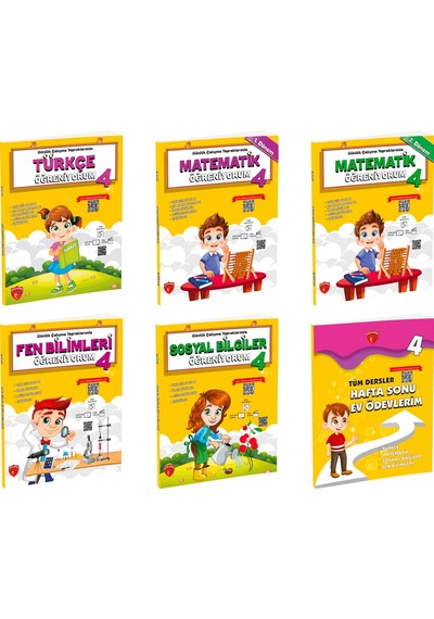 Çalışkan Arı 2026 4. Sınıf Öğreniyorum Seti 6 Kitap