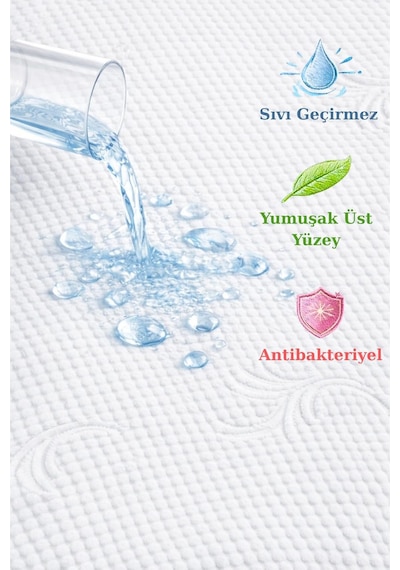 Formeya Sıvı Geçirmez Alez- Soft 3d- Çiçek Desen Fitted Tek-çift Kişilik-bebek Alezi Yatak Koruyucu Çarşaf 160 Diğer