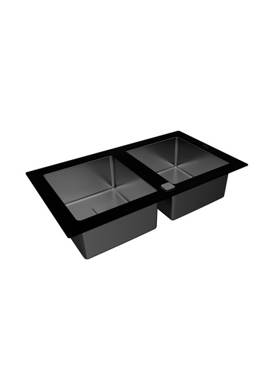 Teka Diamond Rs15 2B 86 (Wst Black) Tek Hazne Ve Tek Damlalıklı Cam Eviye - Tek Hazne Ve Tek Damlalıklı Cam Eviye - 115030017
