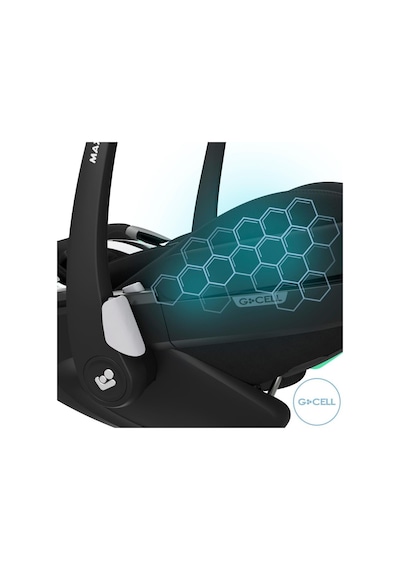 Maxi-Cosi Pebble Slidetech Tam Yatabilen 0-13 kg Ana Kucağı ve Oto Koltuğu Twillic Black