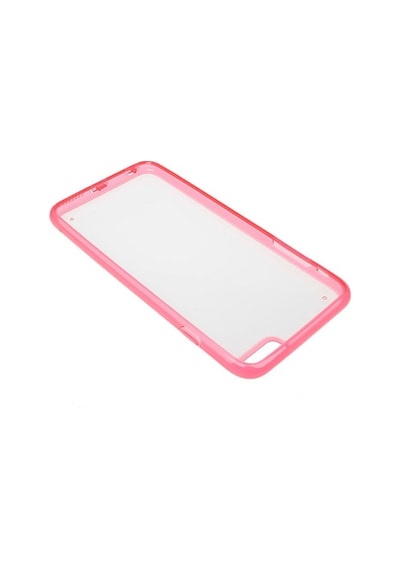 Apple Uyumlu iPhone 6s Plus/6 Plus İle Kılıf Silikon Lims Şeffaf Pembe