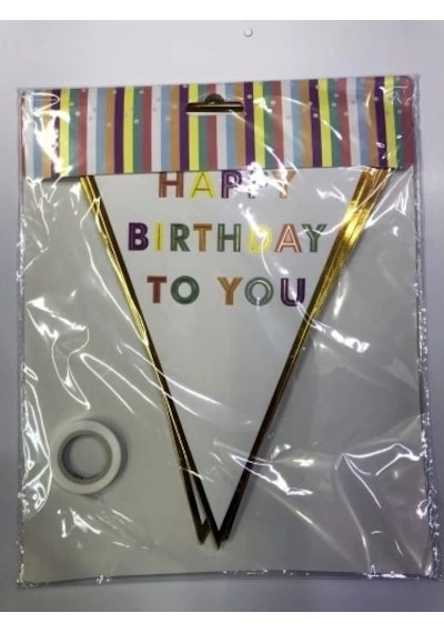Happy Birthday To You Flama Bayrak Süsü Alithestereo