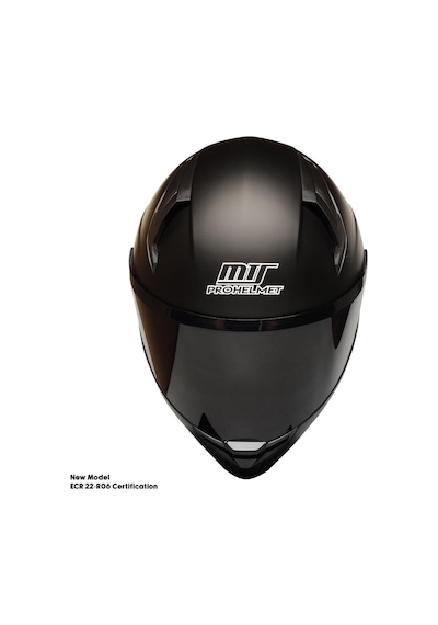 Mt Helmets Ece 22.R06 Sertifikalı Güneş Vizörlü Fiber Full Face Motor Kaskı Yeni Sezon Mat Siyah
