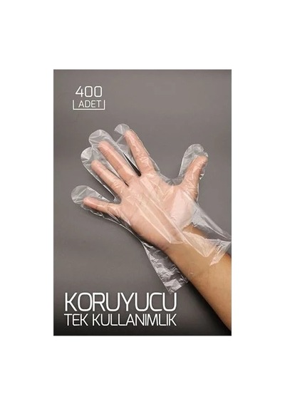 Zenvia 400 Adet Tek Kullanımlık Şeffaf Eldiven Znv2023 Renkli