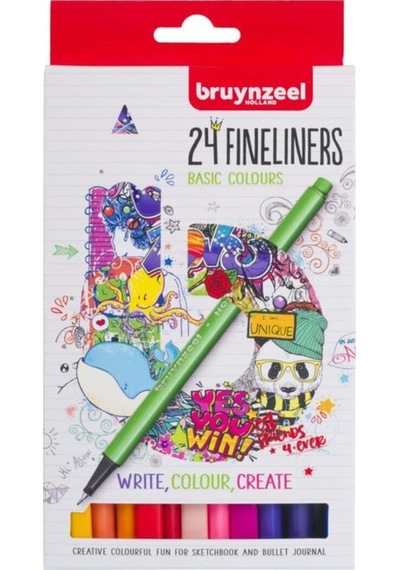 Bruynzeel Fınelıner 0.4 Mm Set 24 Renk