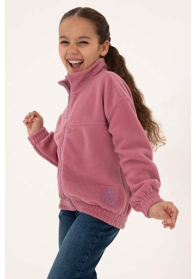 U.s. Polo Assn. Kız Çocuk Koyu Pembe Hırka Örme 50318001-vr167 Koyu Pembe