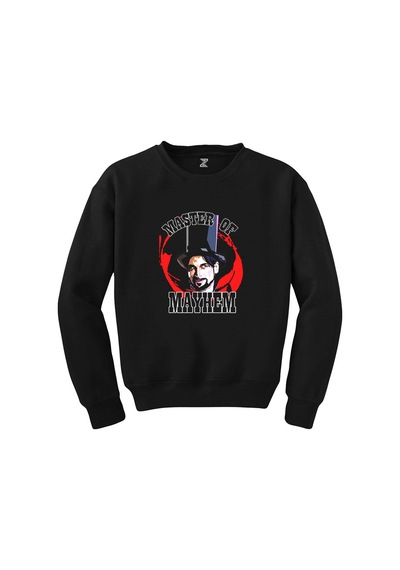 Master Of Mayhem Julian Slink Siyah Sweatshirt Beyaz