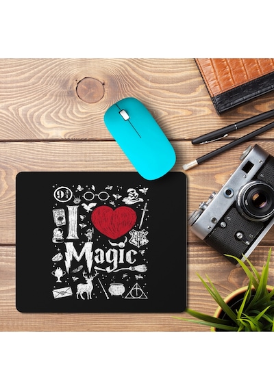 I Love Magic 2 Baskılı Mousepad Mouse Pad