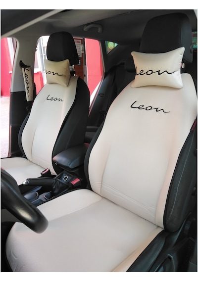Seat Leon Nakışlı Ön Ikili Oto Koltuk Kılıfı (500450445)