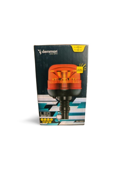 Demmon Dm-900a Led Çakar Lamba 12v 24v Boru Tipi Kelebek Bağlantılı Tepe İkaz Lambası