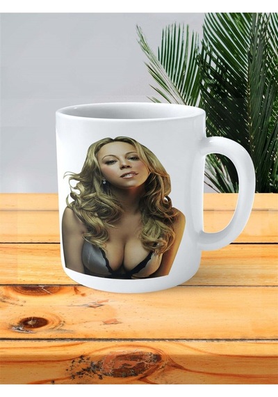 Mariah Carey Baskılı Kupa Bardak Kişiye Özel Model 1 Çok Renkli