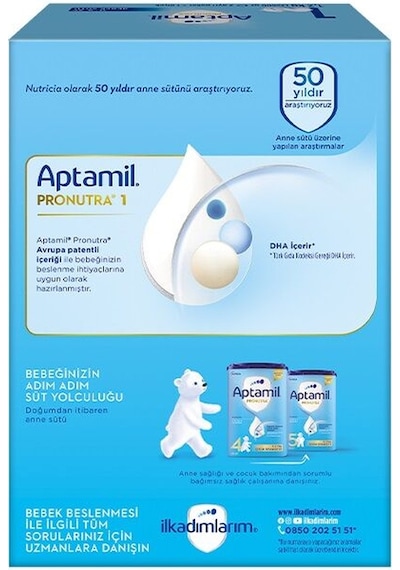 Aptamil 1 Bebek Sütü Maması 1200 G