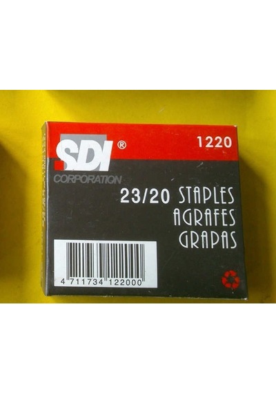Zımba Telikollu Zımba Makinaları için 23 X 20 Sdi 3 Kutu