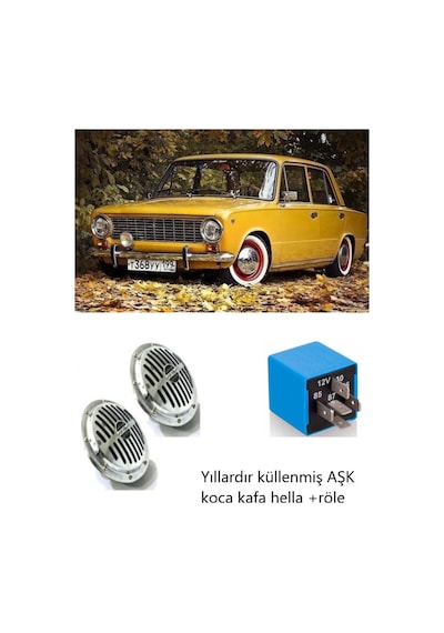 Hella Korna 13 cm  Koca Kafa titreyen saydırmalı Röle  aynı gün k