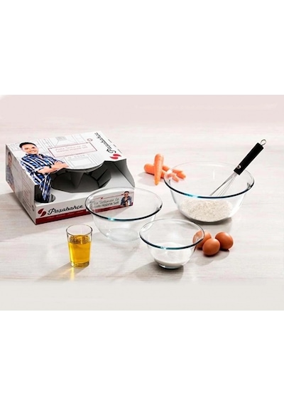 Paşabahçe 259035 Arda Türkmen Mutfak Yardımcıları 4'lü Set Şeffaf