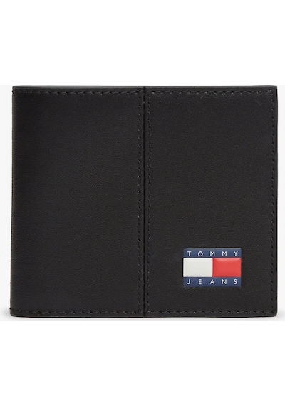 Tommy Hilfiger Tjm Heritage Kartlıklı Erkek Siyah Cüzdan Am0am14281bds Siyah