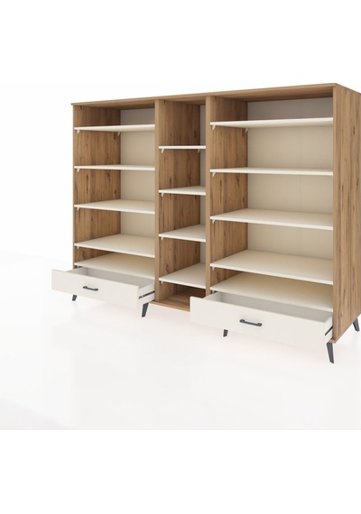 Kronos Dolap 14 Raflı 2 Çekmeceli 220x59x163 Çam-aytaşı Çam-aytaşı Kronos Dolap 14 Raflı 2 Çekmeceli 220x59x163 Çam-aytaşı Çam-aytaşı