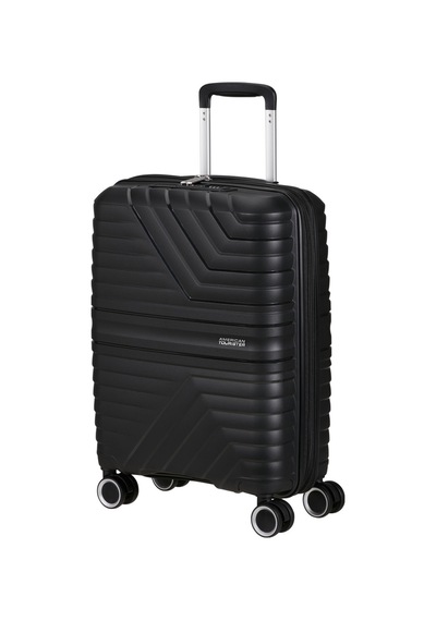American Tourister Siyah Çekçekli Sert Valiz Flytwıst-spınner 55/20 Tsa Exp
