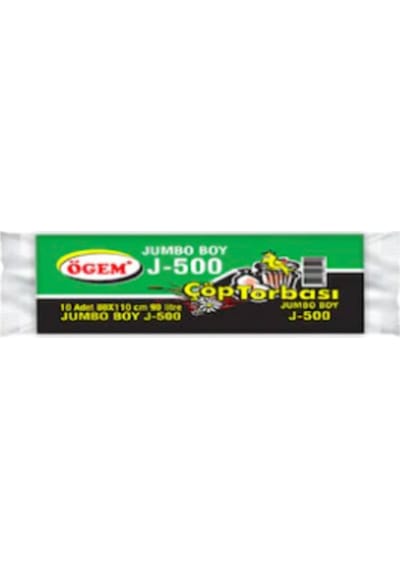 Ögem Jumbo Çöp Poşeti Çöp Torbası 80X100 Kalın Siyah 5 Rulo 50 Adet Ögem Jumbo Çöp Poşeti Çöp Torbası 80X100 Kalın Siyah 5 Rulo 50 Adet
