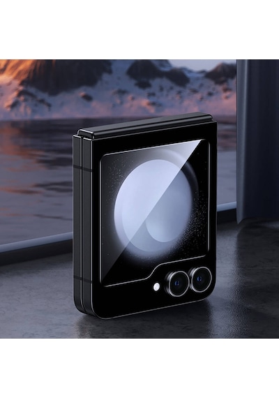 Galaxy Z Flip 6 Uyumlu Benks Glass Warrior Hd Cam Ekran Koruyucu Uygulama Aparatlı