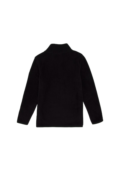 U.S. Polo Assn. Erkek Çocuk Yarım Fermuarlı Siyah Polar Sweatshirt 50298060-VR046