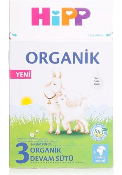 Hipp Organik 3 Devam Sütü 400 G Hipp Organik 3 Devam Sütü 400 G