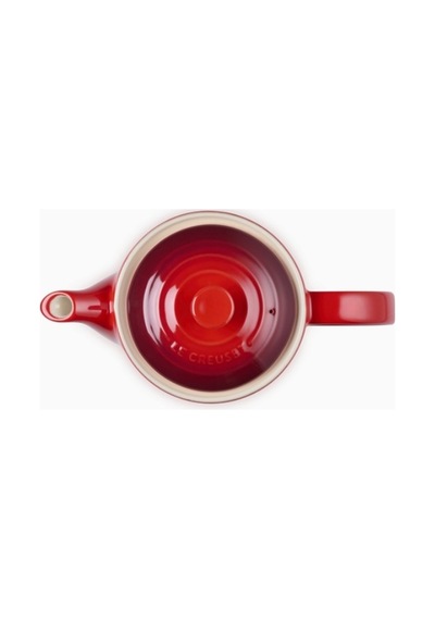 Le Creuset 4 Fincan Kapasite Şık Tasarım Büyük Seramik Demlik Kırmızı