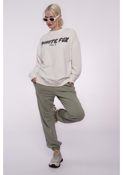 Mint Yeşili Comfort Fit Eşofman Altı Mg1353 Mint Yeşili