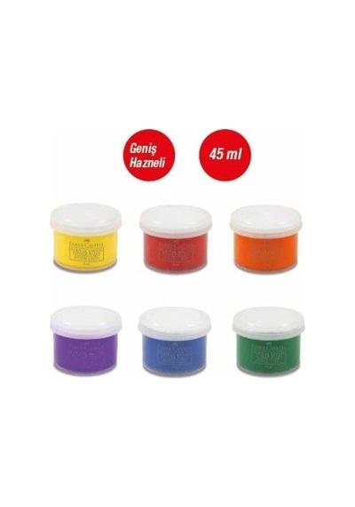 Faber-castell Parmak Boyası, 45 Ml, 6 Renk 12